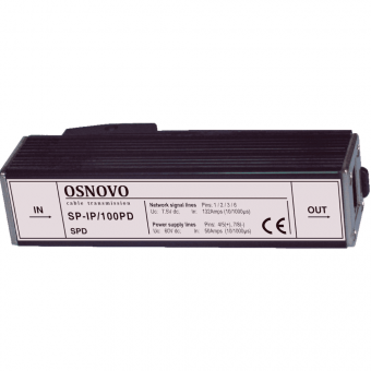 картинка Устройство грозозащиты Osnovo SP-IP/100PD от магазина Охранных систем и видеонаблюдения