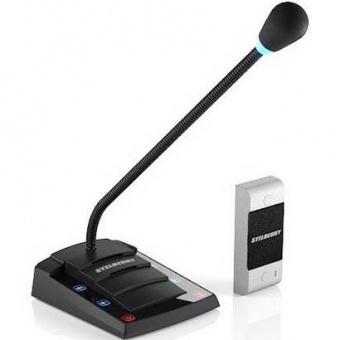 картинка Дуплексное переговорное устройство «клиент-кассир» STELBERRY S-400 c аудиовыходом от магазина Охранных систем и видеонаблюдения