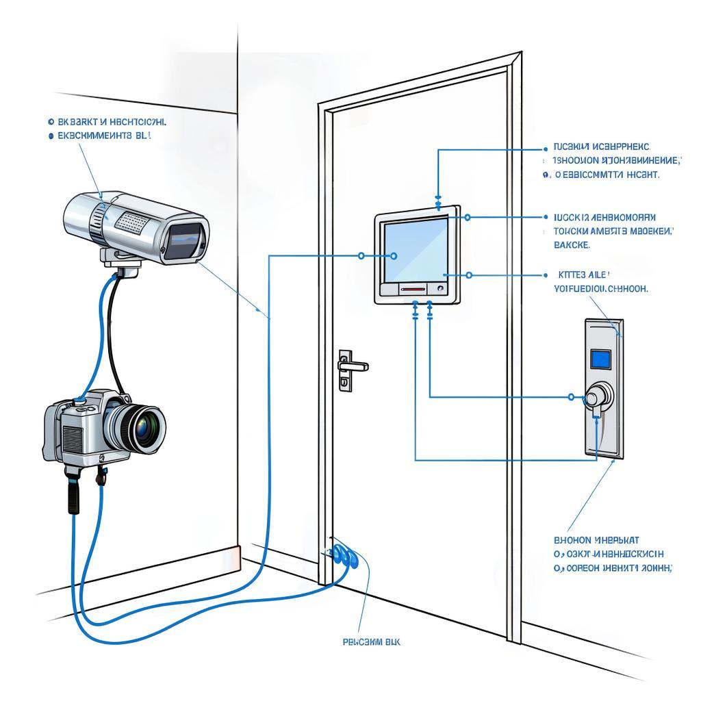 Схема видеодомофона: как подключить камеру, монитор и замок