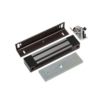 картинка Электромагнитный замок AccordTec «ML-350N KB-2 с уголком, коричневый» от магазина Охранных систем и видеонаблюдения