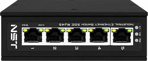 картинка NS-SW-5G/I Промышленный коммутатор NST Gigabit Ethernet на 5GE RJ45 портов. от магазина Охранных систем и видеонаблюдения