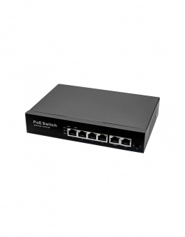 картинка PoE-коммутатор NST NS-SW-4F2F-P/A от магазина Охранных систем и видеонаблюдения