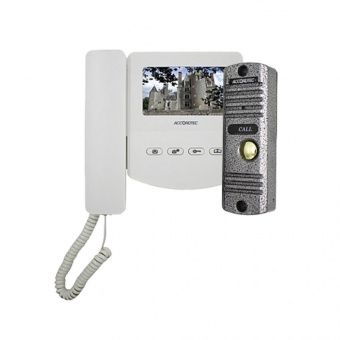 картинка Видеодомофон Accordtec AT-home4 WH-SL от магазина Охранных систем и видеонаблюдения
