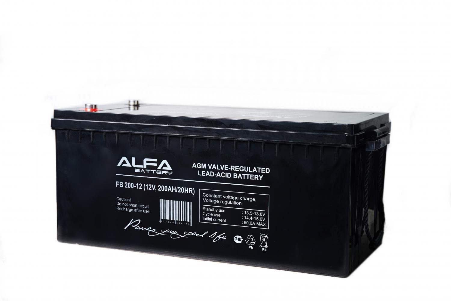 картинка АКБ ALPHA BATTERY FB 200-12 от магазина Охранных систем и видеонаблюдения
