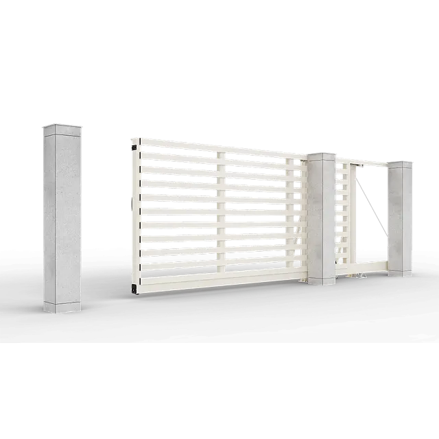 картинка Автоматические откатные ворота Prestige 4 на 2 метра с приводом RTO-500 цвета RAL 1015 от магазина Охранных систем и видеонаблюдения