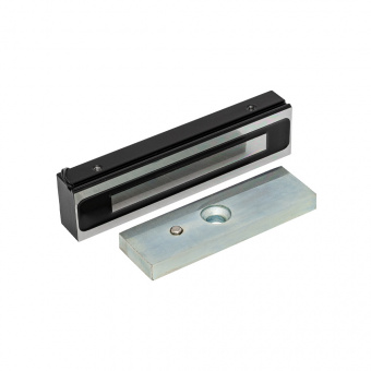 картинка Электромагнитный замок AccordTec «ML-200K Premium Black с планкой» от магазина Охранных систем и видеонаблюдения