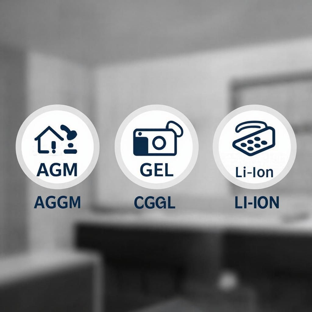 Почему AGM, GEL и Li‑ion ведут себя по‑разному