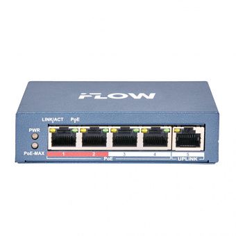 картинка PoE-коммутатор IFlow F-SW-EU205POE-V​ от магазина Охранных систем и видеонаблюдения