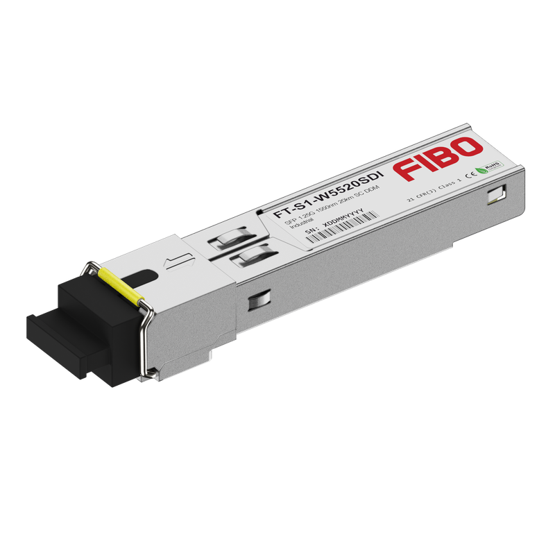 картинка 1000BASE-BX20-D-I SFP промышленный модуль 1550/1310нм 20км от магазина Охранных систем и видеонаблюдения