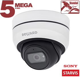 картинка Купольная IP камера Beward SV3212DB от магазина Охранных систем и видеонаблюдения