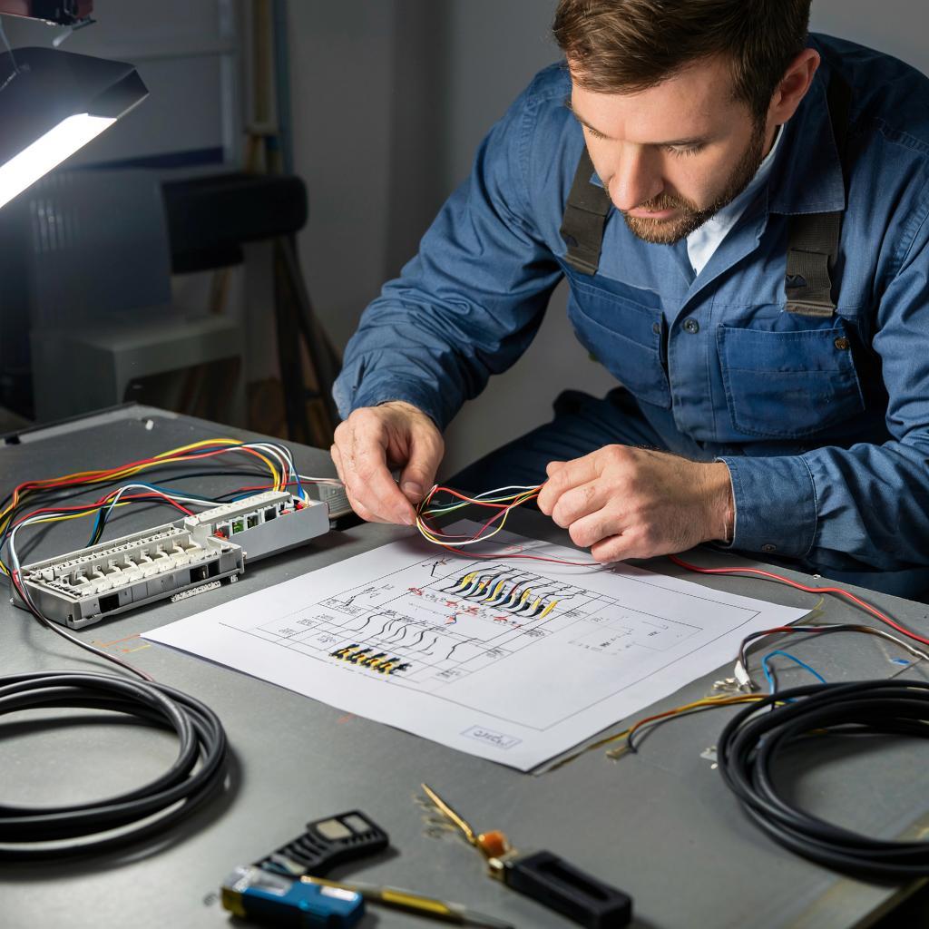 Монтажные схемы и разводка кабелей для домофонов Optimus — шаблоны и PDF