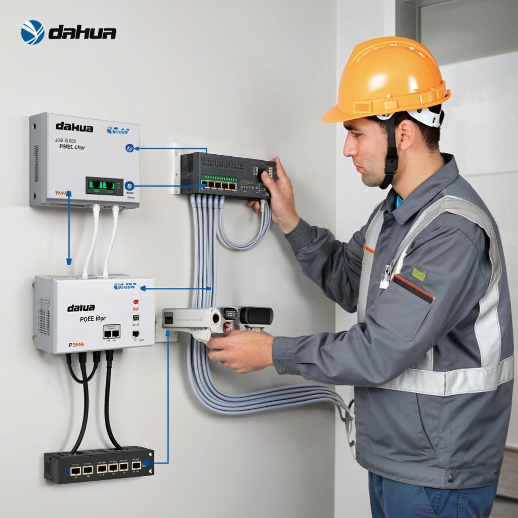 Подключение и разводка PoE‑кабелей для Dahua: схемы и советы