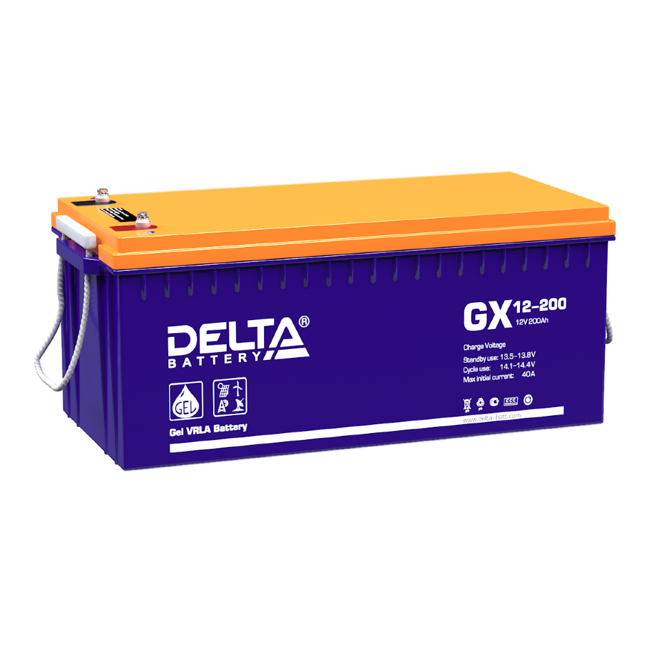 картинка DELTA battery GX 12-200 от магазина Охранных систем и видеонаблюдения