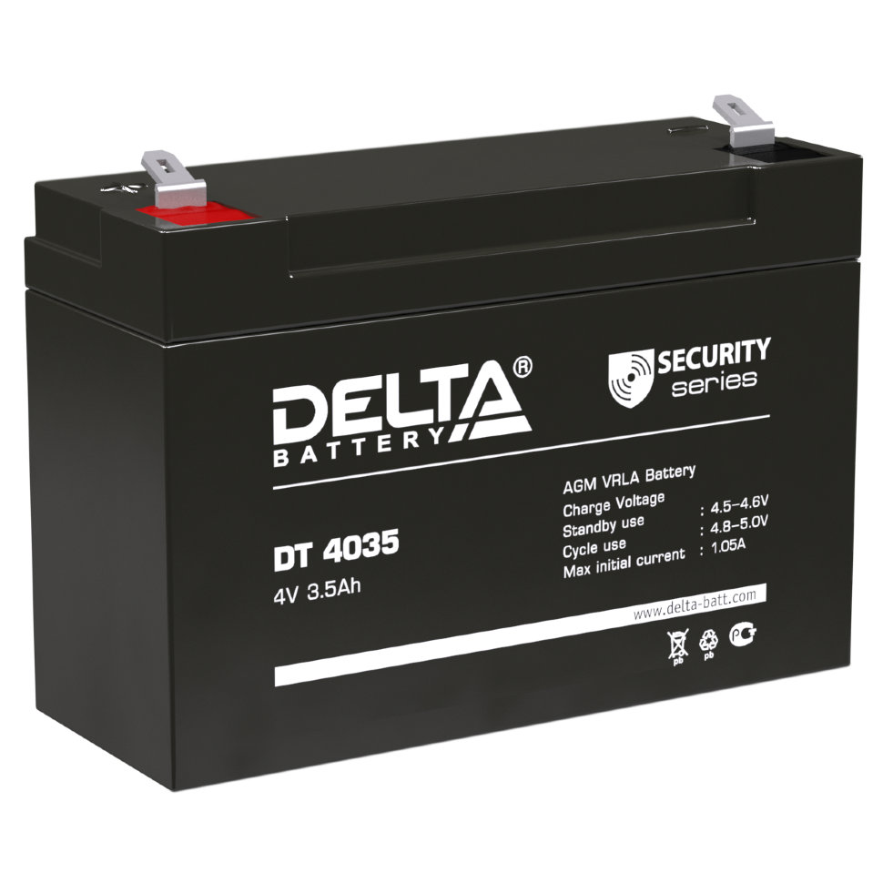 картинка DELTA battery DT 4035 от магазина Охранных систем и видеонаблюдения