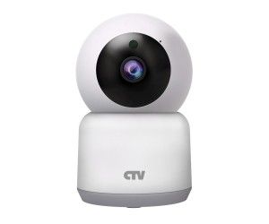 картинка CTV-HomeCam поворотная Wi-Fi видеокамера  с разрешением 2М,  функцией "День/Ночь" и ИК подсветкой до 5 метров, аудио, слотом для SD-карты, детекцией движения, для установки внутри помещений от магазина Охранных систем и видеонаблюдения