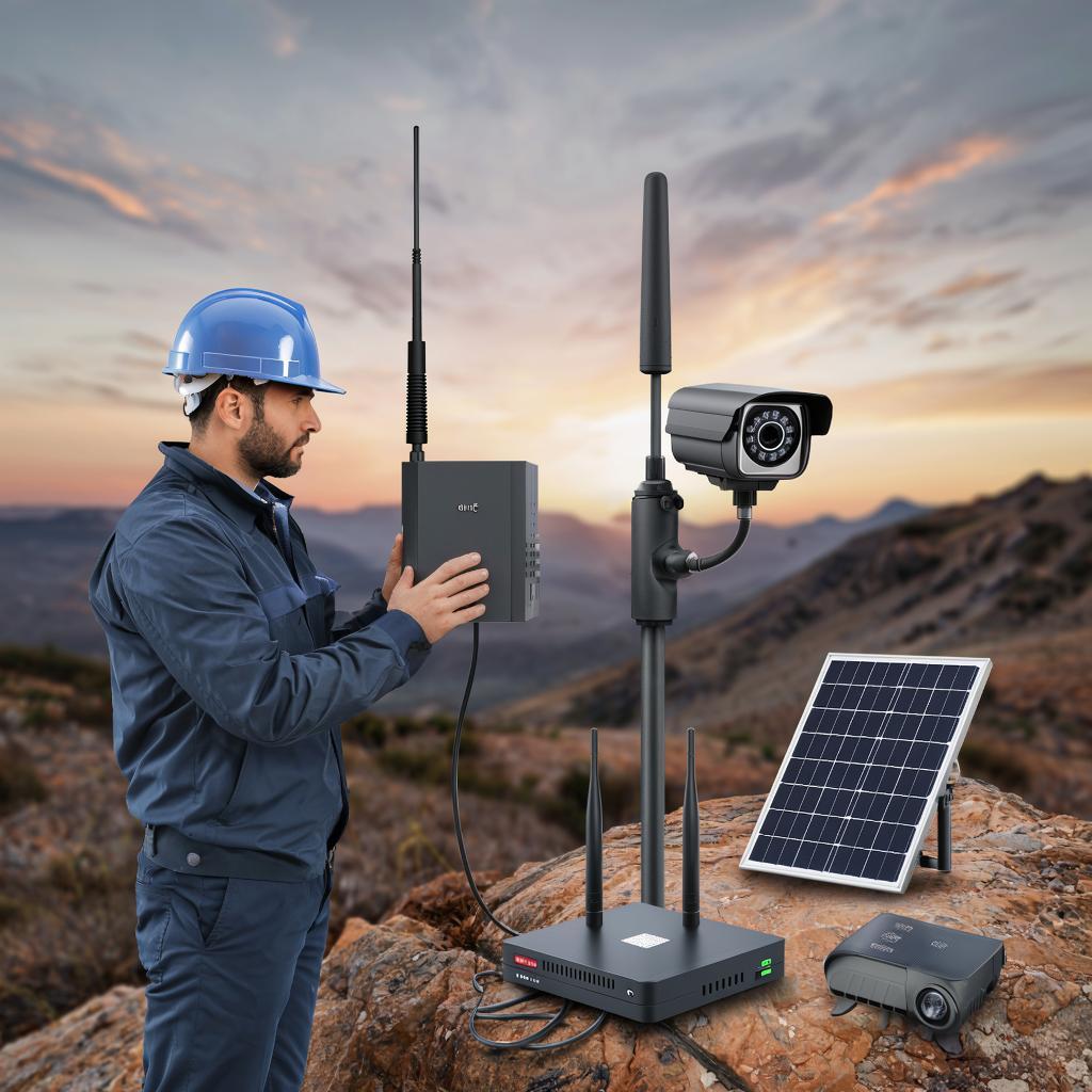 Монтаж 4G видеонаблюдения в отдалённых объектах: антенны и усилители сигнала