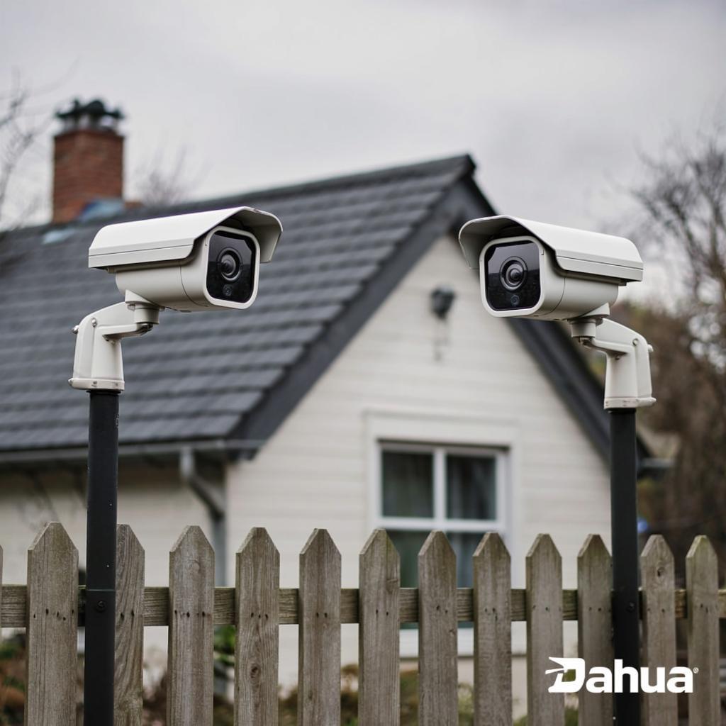 Монтаж видеонаблюдения Dahua на даче: экономичный комплект под ключ