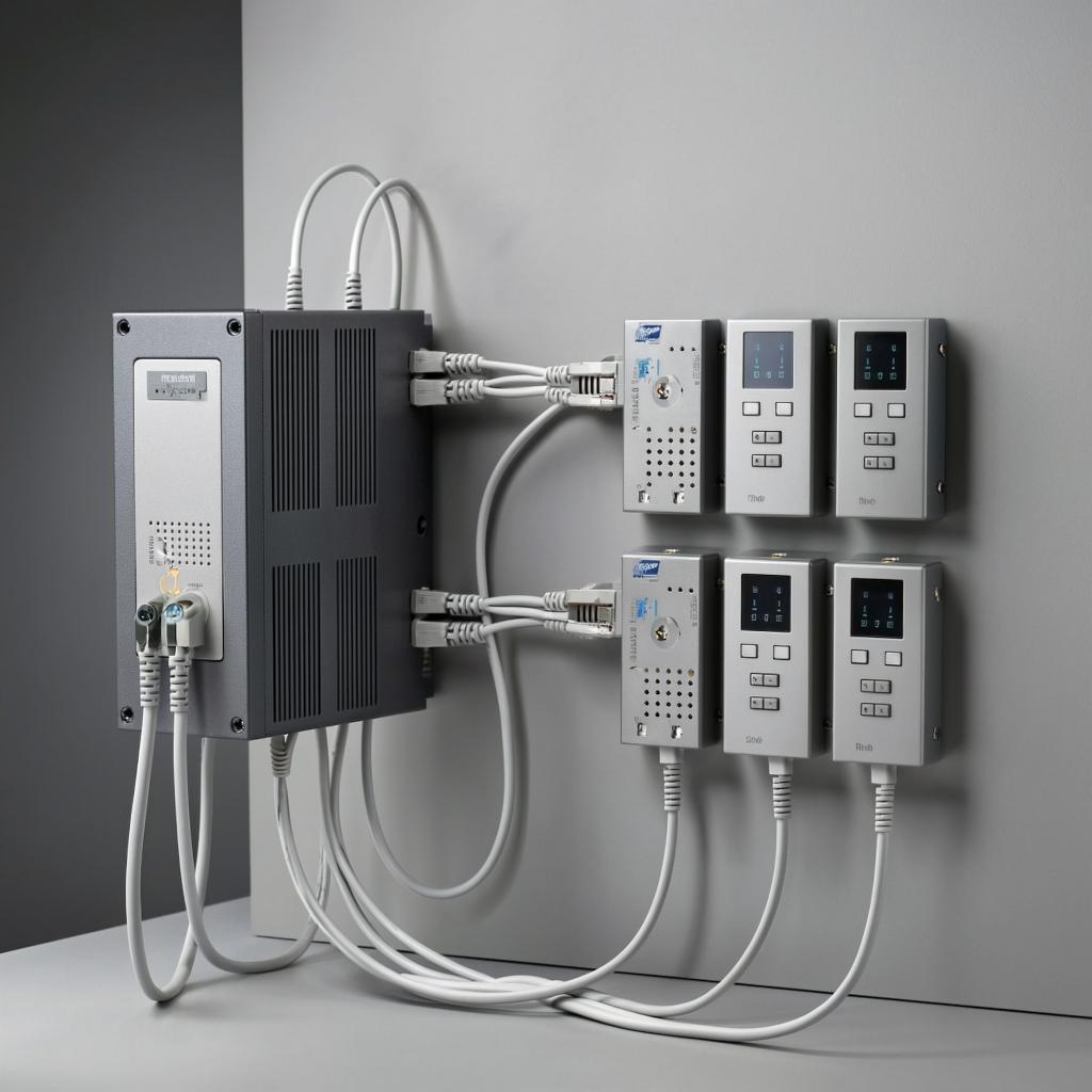 Подключение домофона с несколькими абонентскими панелями