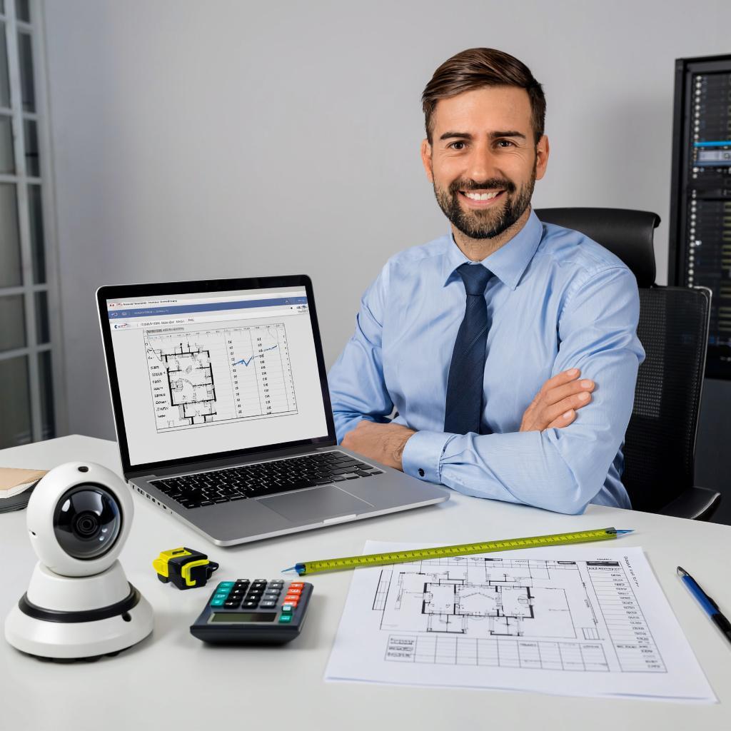 Смета монтажа видеонаблюдения: шаблон для расчета стоимости