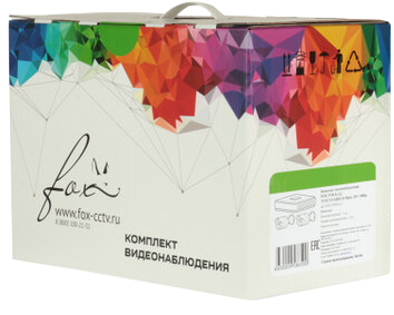 картинка Fox FX-KIT4.2 VID комплект комплект видеонаблюдения на 2 камеры от магазина Охранных систем и видеонаблюдения