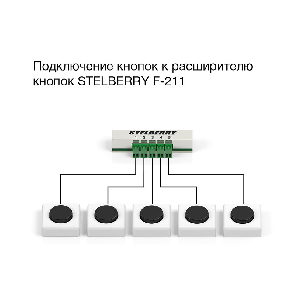 картинка F-211 — Расширитель тревожных кнопок от магазина Охранных систем и видеонаблюдения