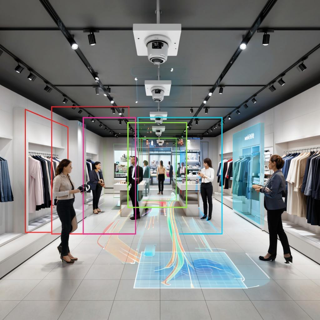 Камеры с аналитикой: детекция людей, подсчет посетителей и применение в ритейле