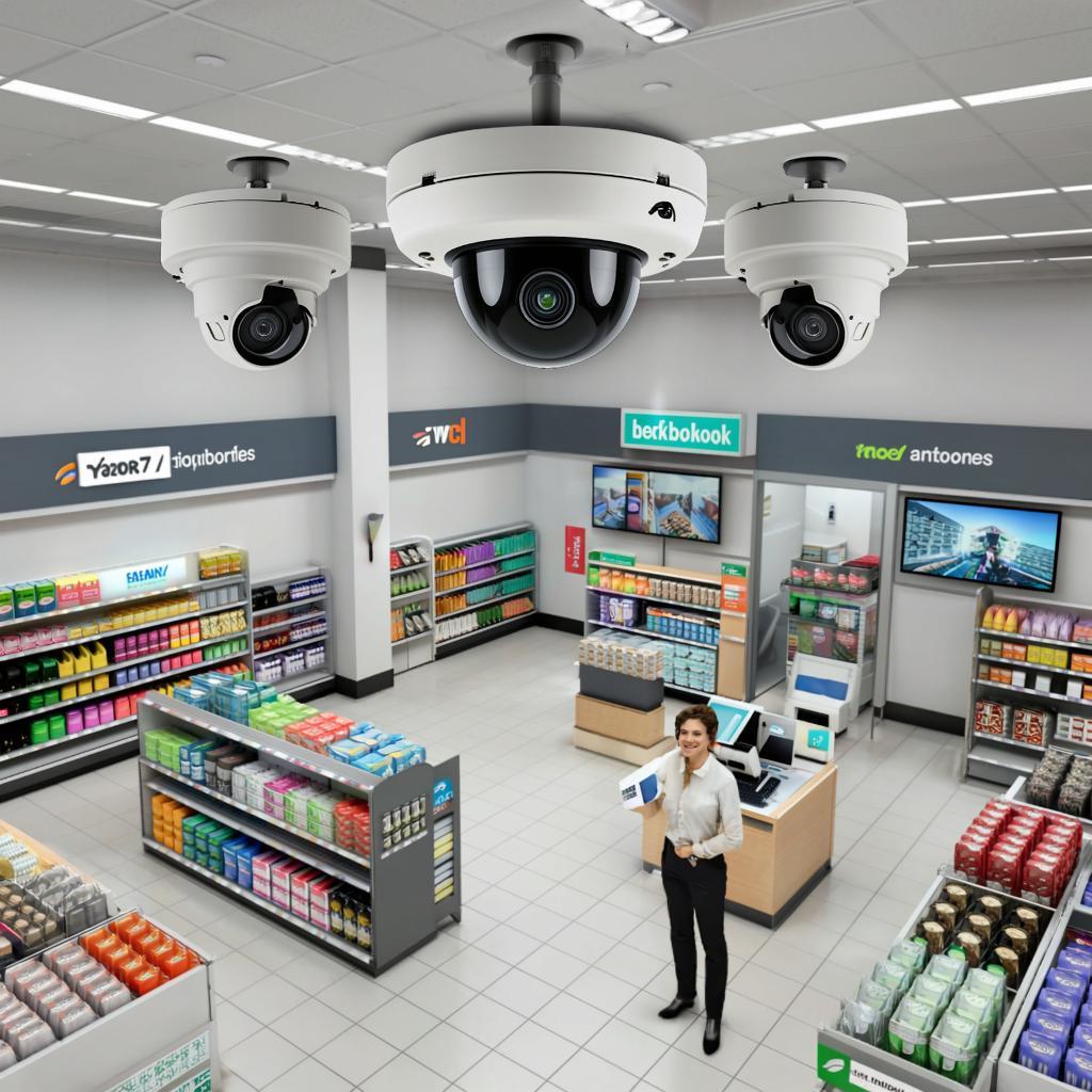 Монтаж камер в магазине 24/7: оптимальные точки установки