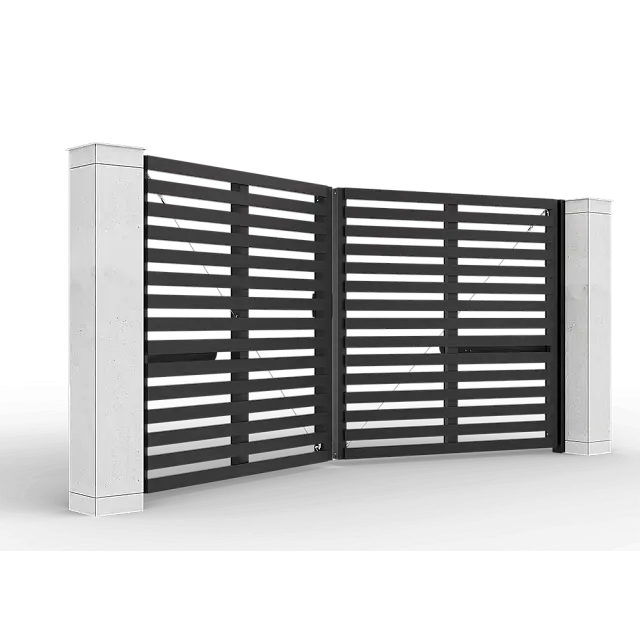 картинка Автоматические распашные ворота Prestige 4 на 2 метра с приводом AM-3000KIT цвета RAL 9005M от магазина Охранных систем и видеонаблюдения