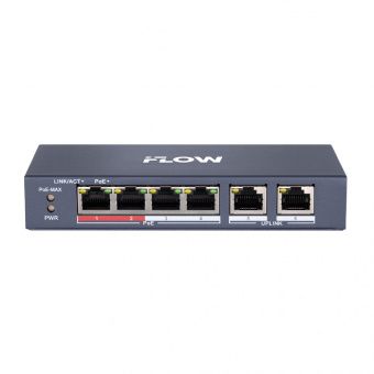 картинка PoE-коммутатор IFlow F-SW-EU206POE-V/L​ от магазина Охранных систем и видеонаблюдения
