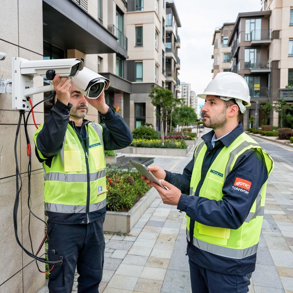 Монтаж уличного видеонаблюдения на столбах и фасадах: методы крепления