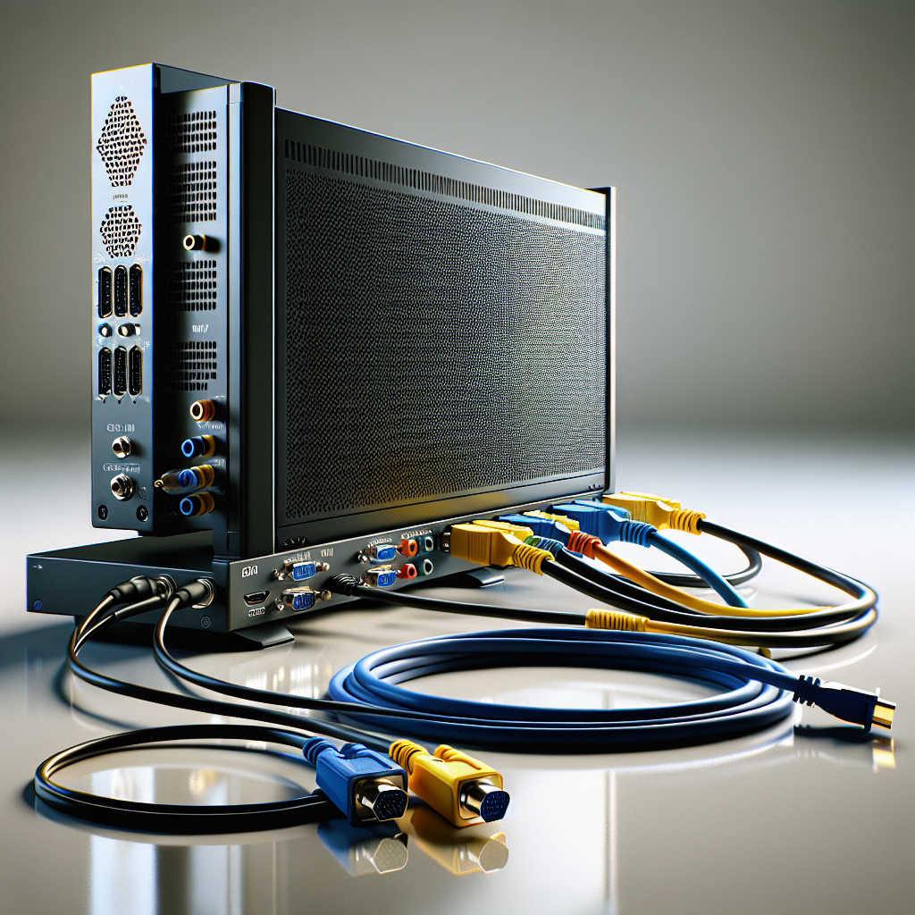 Как подключить Trassir к монитору или телевизору: HDMI, VGA, BNC