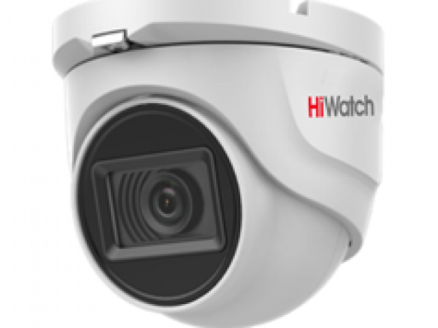 картинка DS-T203A (3.6 mm) 2Мп уличная купольная HD-TVI камера с EXIR-подсветкой до 30м и встроенным микрофоном (AoC) от магазина Охранных систем и видеонаблюдения