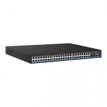 картинка PoE-коммутатор NST NS-SW-48G4G10-PL от магазина Охранных систем и видеонаблюдения