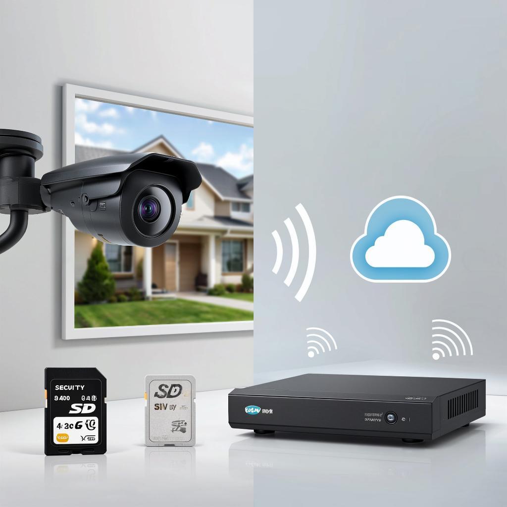 Камера с записью на карту памяти vs облако: что лучше для частного дома