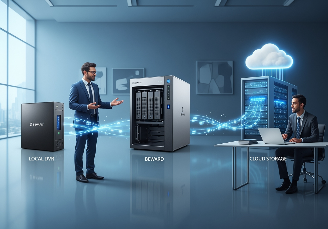 Советы по хранению видеозаписей Beward: локально, NAS или облако