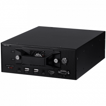 картинка IP-видеорегистратор Wisenet TRM-410S для транспорта от магазина Охранных систем и видеонаблюдения