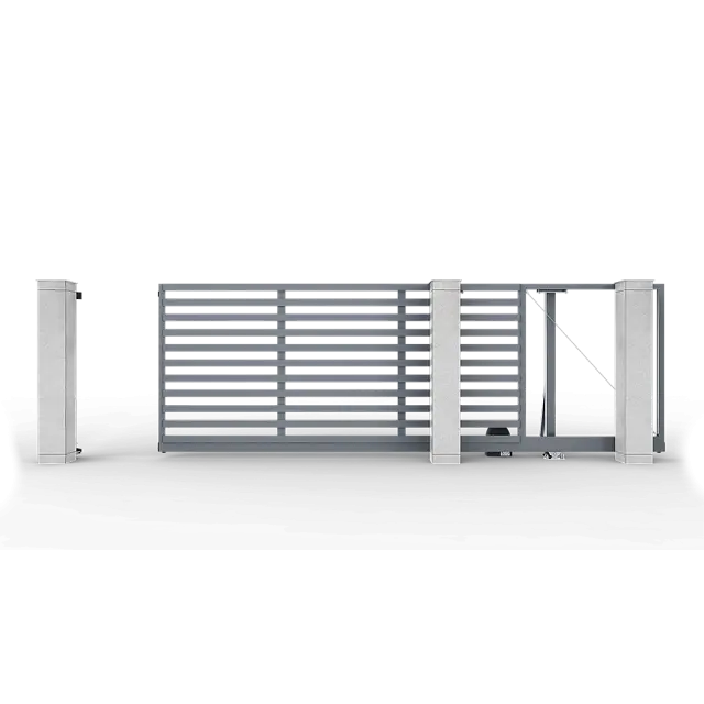 картинка Автоматические откатные ворота Prestige 4 на 2 метра с приводом RTO-500 цвета RAL 7024 от магазина Охранных систем и видеонаблюдения