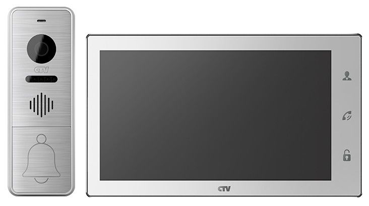 картинка CTV-DP4706AHD W Комплект цветного видеодомофона  формата AHD  белый от магазина Охранных систем и видеонаблюдения