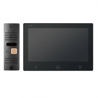 картинка CTV-DP3702 Gamma Комплект, цв.корпуса-черный, панель-серебро от магазина Охранных систем и видеонаблюдения