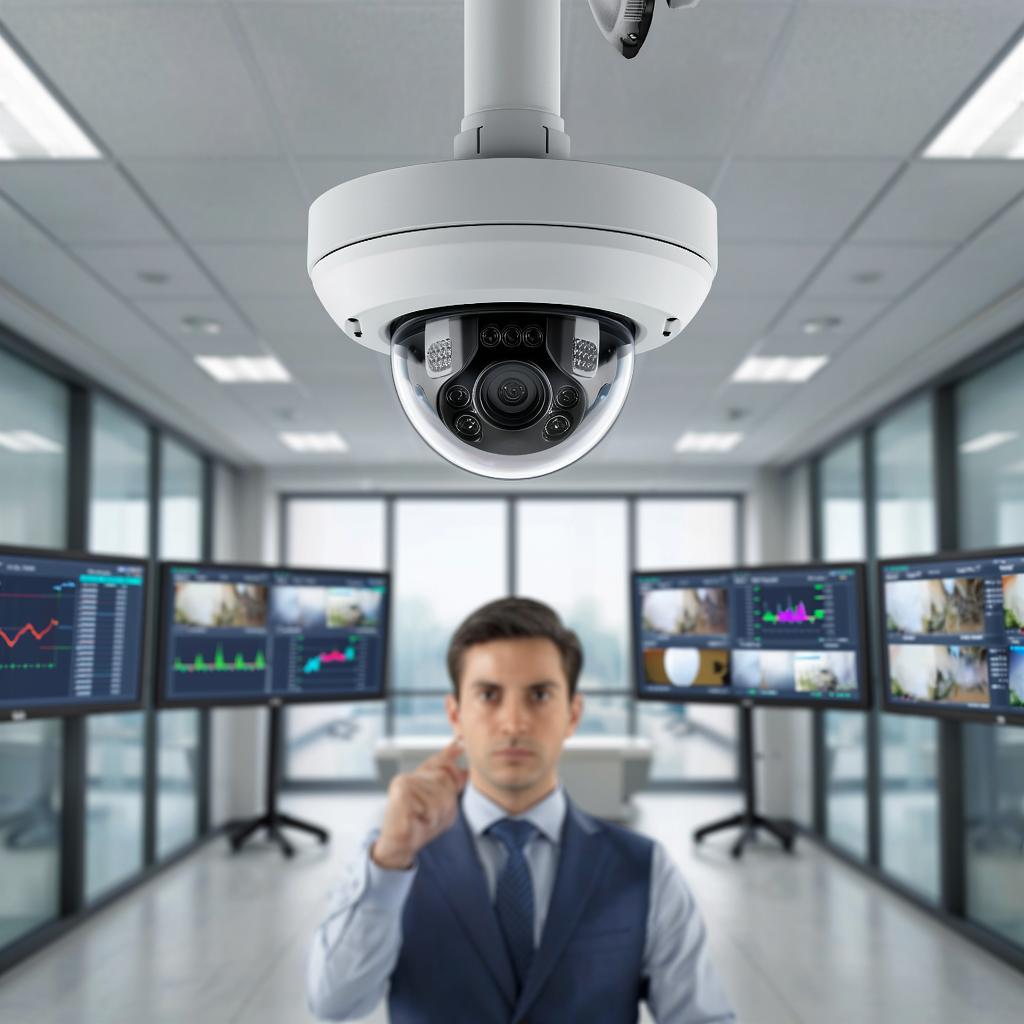 Монтаж видеонаблюдения с аналитикой (распознавание лиц, подсчет людей)