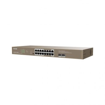 картинка PoE-коммутатор Tenda TEG1118P-16-250W от магазина Охранных систем и видеонаблюдения