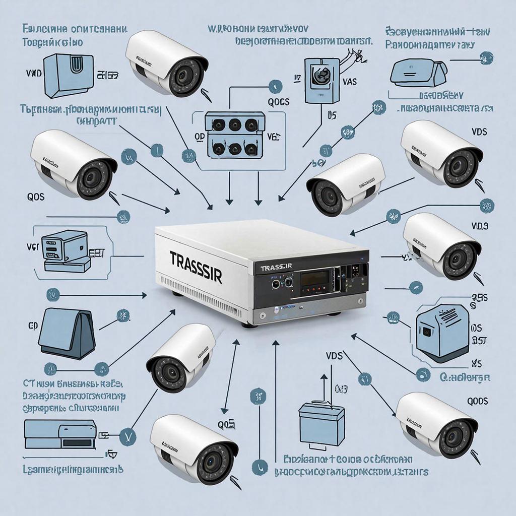 Оптимальные сетевые настройки (VLAN, QoS) для AnyIP и Trassir