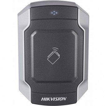картинка Уличный вандалостойкий считыватель Mifare карт Hikvision DS-K1104M от магазина Охранных систем и видеонаблюдения