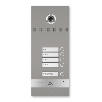 картинка Вызывная панель BAS-IP BI-04FBI Silver от магазина Охранных систем и видеонаблюдения