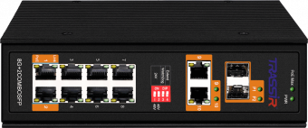 картинка РоЕ-коммутатор TRASSIR TR-NS15122S-300-8POE от магазина Охранных систем и видеонаблюдения