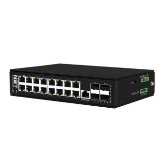 картинка PoE-коммутатор NST NS-SW-16G4G-PL/IM от магазина Охранных систем и видеонаблюдения