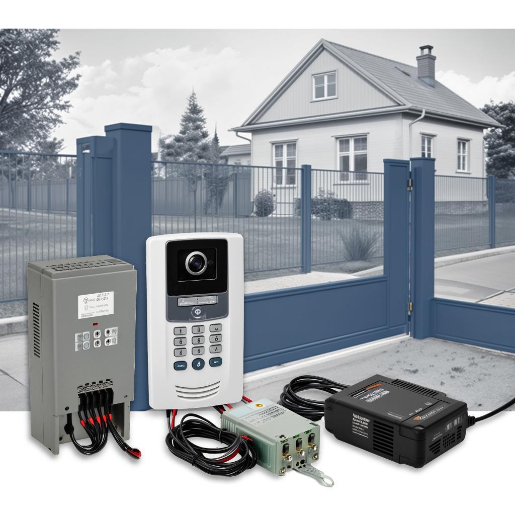 Какой аккумулятор выбрать для домофона с электроприводом ворот?