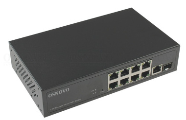 OSNOVO анонсирует PoE коммутаторы SW-8G1C-M и SW-24G2C-M