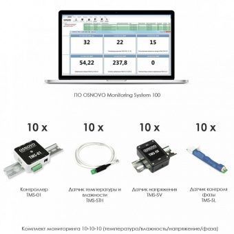 картинка Система мониторинга Osnovo № 10-10-10 от магазина Охранных систем и видеонаблюдения