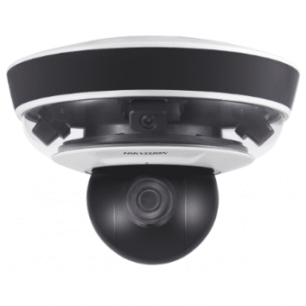 картинка Панорамная IP-камера Hikvision DS-2PT5326IZ-DE с PTZ-модулем, ИК-подсветкой от магазина Охранных систем и видеонаблюдения